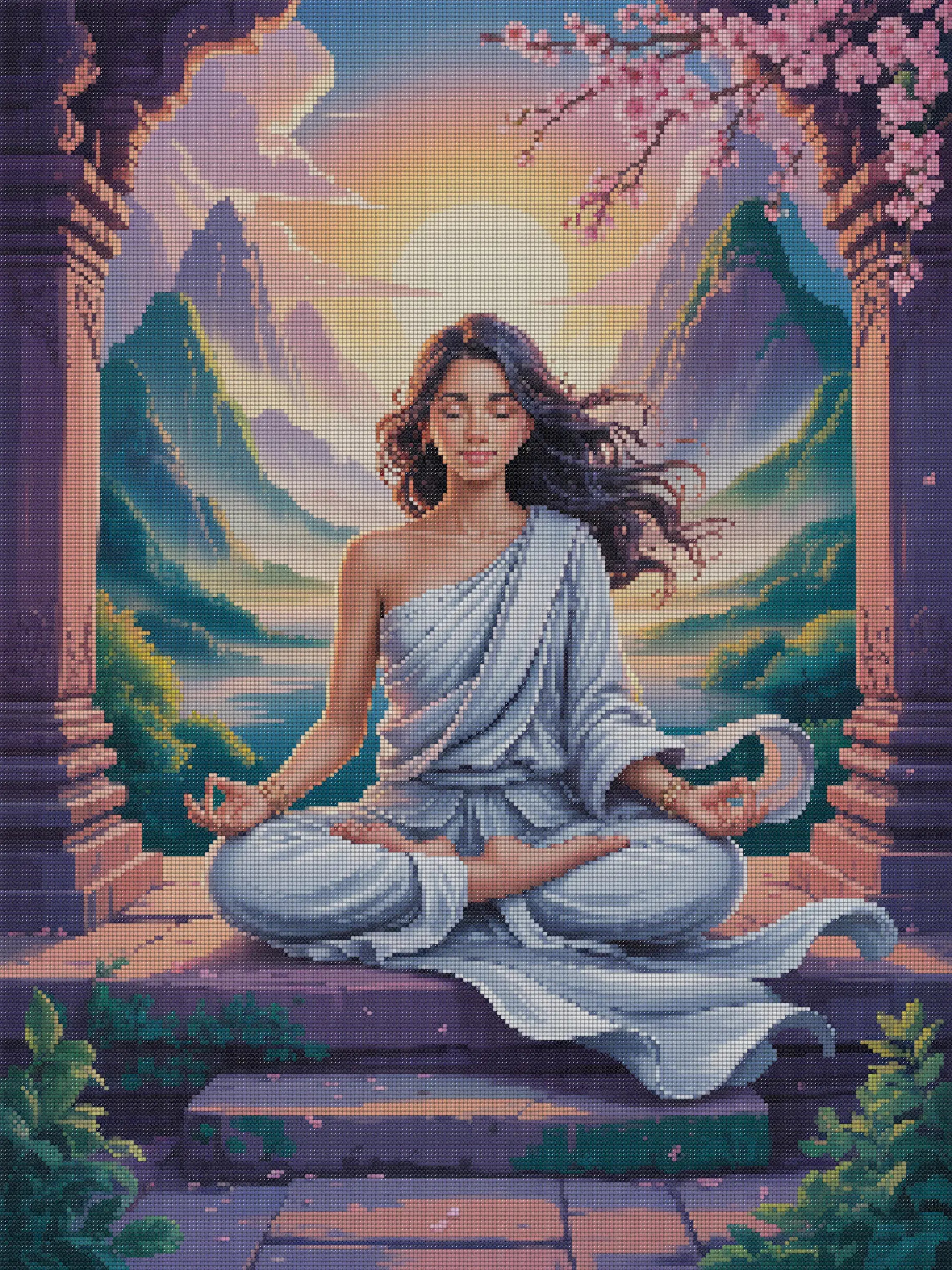 Inner Zen: Meditative Temple Portrait