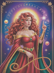 Arcane Empress: Mystical Tarot Sorceress Portrait